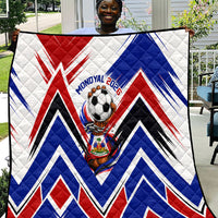 Haiti World Football Mondyal 2026 Quilt Pride Ayiti Caribbean Culture Patriotic Crest