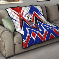 Haiti World Football Mondyal 2026 Quilt Pride Ayiti Caribbean Culture Patriotic Crest