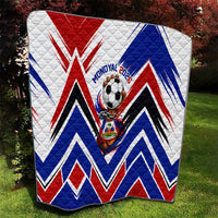 Haiti World Football Mondyal 2026 Quilt Pride Ayiti Caribbean Culture Patriotic Crest