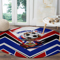 Haiti World Football Mondyal 2026 Round Carpet Pride Ayiti Caribbean Culture Patriotic Crest