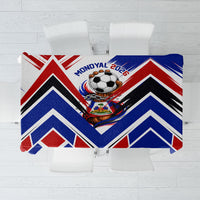 Haiti World Football Mondyal 2026 Tablecloth Pride Ayiti Caribbean Culture Patriotic Crest