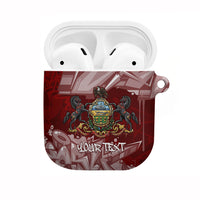 Personalized Pennsylvania Coat Of Arms AirPods Case Street Art Graffiti Graphic