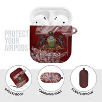Personalized Pennsylvania Coat Of Arms AirPods Case Street Art Graffiti Graphic
