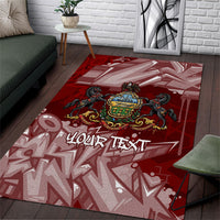 Personalized Pennsylvania Coat Of Arms Area Rug Street Art Graffiti Graphic