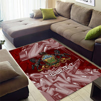 Personalized Pennsylvania Coat Of Arms Area Rug Street Art Graffiti Graphic