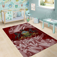 Personalized Pennsylvania Coat Of Arms Area Rug Street Art Graffiti Graphic