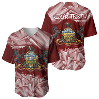Personalized Pennsylvania Coat Of Arms Baseball Jersey Street Art Graffiti Graphic