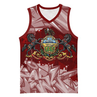 Personalized Pennsylvania Coat Of Arms Basketball Jersey Street Art Graffiti Graphic