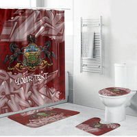 Personalized Pennsylvania Coat Of Arms Bathroom Set Street Art Graffiti Graphic