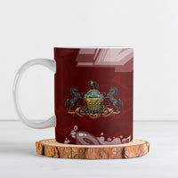 Personalized Pennsylvania Coat Of Arms Ceramic Mug Street Art Graffiti Graphic