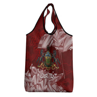 Personalized Pennsylvania Coat Of Arms Grocery Bag Street Art Graffiti Graphic