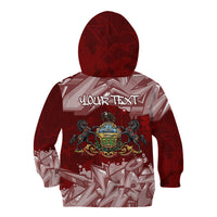 Personalized Pennsylvania Coat Of Arms Kid Hoodie Street Art Graffiti Graphic