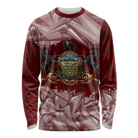 Personalized Pennsylvania Coat Of Arms Long Sleeve Shirt Street Art Graffiti Graphic