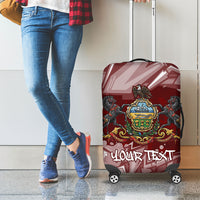 Personalized Pennsylvania Coat Of Arms Luggage Cover Street Art Graffiti Graphic