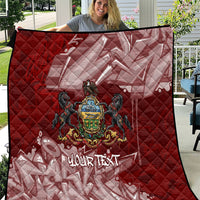 Personalized Pennsylvania Coat Of Arms Quilt Street Art Graffiti Graphic