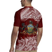 Personalized Pennsylvania Coat Of Arms Rugby Jersey Street Art Graffiti Graphic