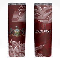 Personalized Pennsylvania Coat Of Arms Skinny Tumbler Street Art Graffiti Graphic
