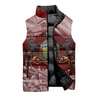 Personalized Pennsylvania Coat Of Arms Sleeveless Puffer Jacket Street Art Graffiti Graphic
