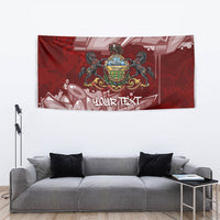 Personalized Pennsylvania Coat Of Arms Tapestry Street Art Graffiti Graphic