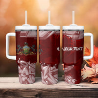 Personalized Pennsylvania Coat Of Arms Tumbler With Handle Street Art Graffiti Graphic