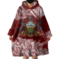 Personalized Pennsylvania Coat Of Arms Wearable Blanket Hoodie Street Art Graffiti Graphic