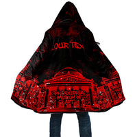 Personalized Pennsylvania Philadelphia Museum Of Art Cloak Red Grunge Paint Splatter Graphic