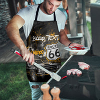 Personalized New Mexico Route 66 Classic Car Apron Desert Cactus Grunge Paint Splatter Vintage Road Trip