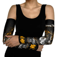 Personalized New Mexico Route 66 Classic Car Arm Sleeves Desert Cactus Grunge Paint Splatter Vintage Road Trip