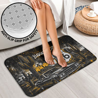 Personalized New Mexico Route 66 Classic Car Bathroom Set Desert Cactus Grunge Paint Splatter Vintage Road Trip