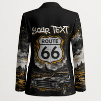Personalized New Mexico Route 66 Classic Car Blazer Desert Cactus Grunge Paint Splatter Vintage Road Trip