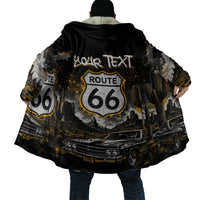 Personalized New Mexico Route 66 Classic Car Cloak Desert Cactus Grunge Paint Splatter Vintage Road Trip