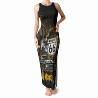 Personalized New Mexico Route 66 Classic Car Tank Maxi Dress Desert Cactus Grunge Paint Splatter Vintage Road Trip