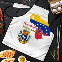 Venezuela Flag Day 220th Anniversary Apron Patriotic Map Coat Of Arms Subtle