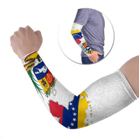 Venezuela Flag Day 220th Anniversary Arm Sleeves Patriotic Map Coat Of Arms Subtle