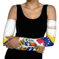 Venezuela Flag Day 220th Anniversary Arm Sleeves Patriotic Map Coat Of Arms Subtle