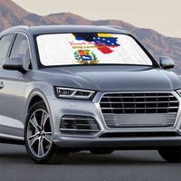 Venezuela Flag Day 220th Anniversary Auto Sun Shade Patriotic Map Coat Of Arms Subtle