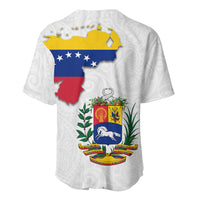 Venezuela Flag Day 220th Anniversary Baseball Jersey Patriotic Map Coat Of Arms Subtle