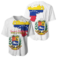 Venezuela Flag Day 220th Anniversary Baseball Jersey Patriotic Map Coat Of Arms Subtle