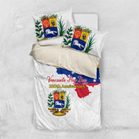 Venezuela Flag Day 220th Anniversary Bedding Set Patriotic Map Coat Of Arms Subtle