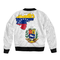 Venezuela Flag Day 220th Anniversary Bomber Jacket Patriotic Map Coat Of Arms Subtle