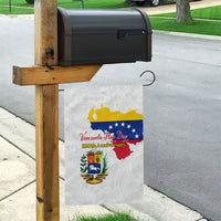 Venezuela Flag Day 220th Anniversary Garden Flag Patriotic Map Coat Of Arms Subtle
