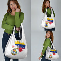 Venezuela Flag Day 220th Anniversary Grocery Bag Patriotic Map Coat Of Arms Subtle