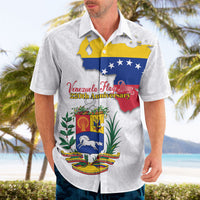 Venezuela Flag Day 220th Anniversary Hawaiian Shirt Patriotic Map Coat Of Arms Subtle