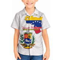Venezuela Flag Day 220th Anniversary Hawaiian Shirt Patriotic Map Coat Of Arms Subtle