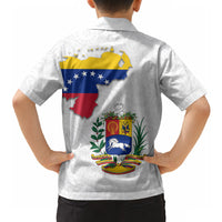 Venezuela Flag Day 220th Anniversary Hawaiian Shirt Patriotic Map Coat Of Arms Subtle