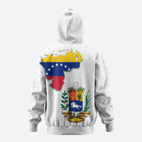 Venezuela Flag Day 220th Anniversary Hoodie Patriotic Map Coat Of Arms Subtle