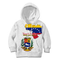 Venezuela Flag Day 220th Anniversary Kid Hoodie Patriotic Map Coat Of Arms Subtle