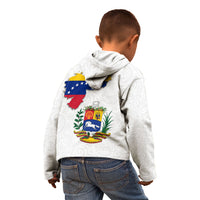 Venezuela Flag Day 220th Anniversary Kid Hoodie Patriotic Map Coat Of Arms Subtle