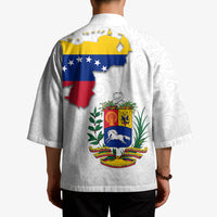 Venezuela Flag Day 220th Anniversary Kimono Patriotic Map Coat Of Arms Subtle