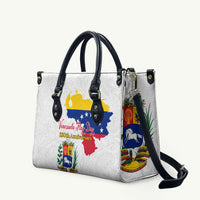 Venezuela Flag Day 220th Anniversary Leather Bag Patriotic Map Coat Of Arms Subtle